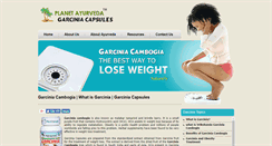 Desktop Screenshot of garciniacapsules.com