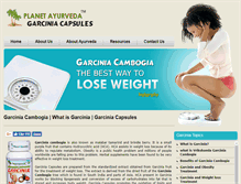 Tablet Screenshot of garciniacapsules.com